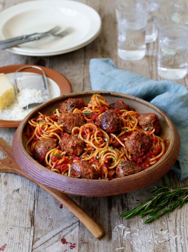 Italienska köttbullar i tomatsås