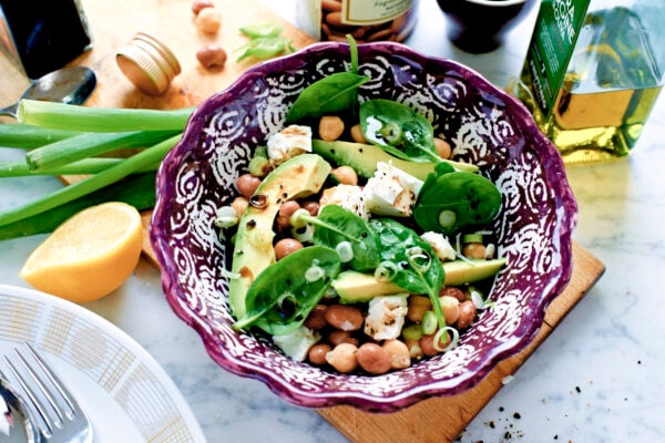 Avokado- och bönsallad