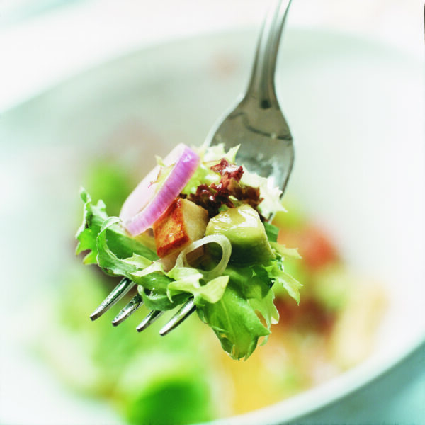 Sallad med avokado och mangobalsamico