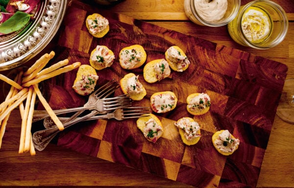 Tomatricotta på crostini