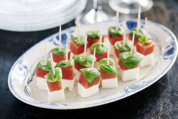 Fetaost- och melonspett