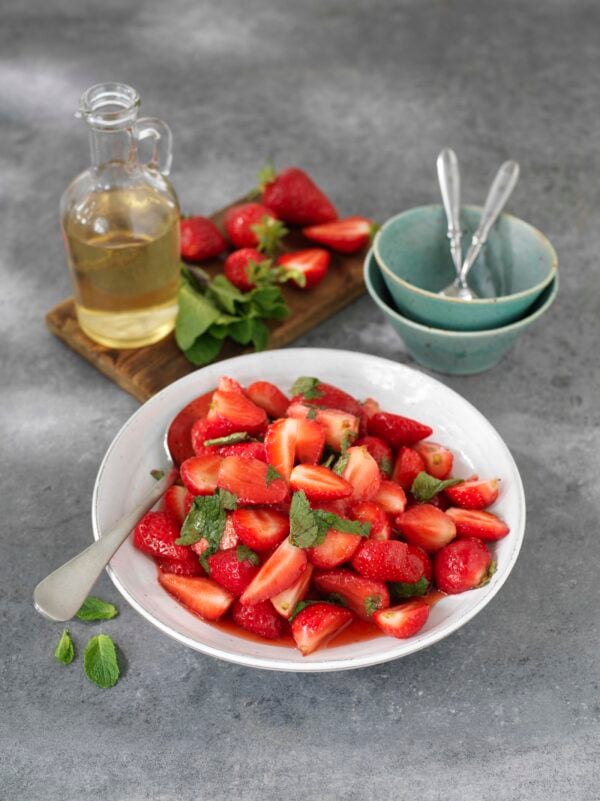 Marinerade jordgubbar