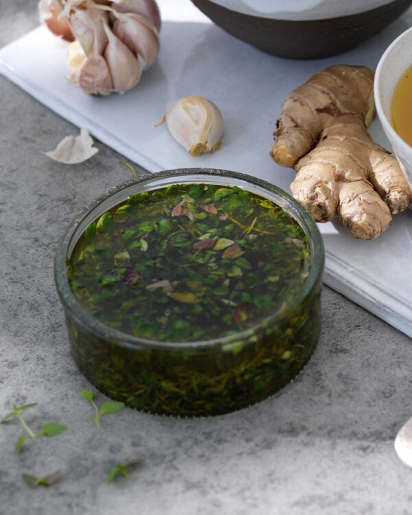 Marinad med citron och örter