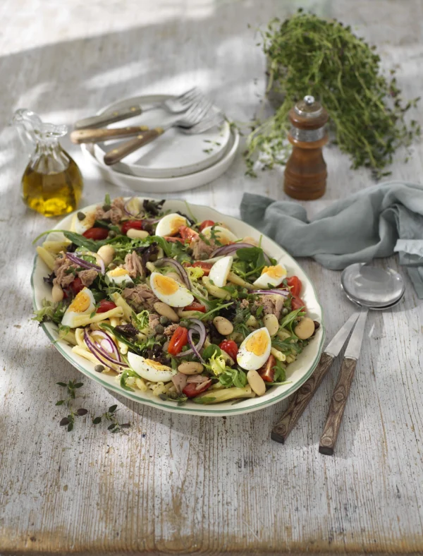 Pastasallad med tonfisk