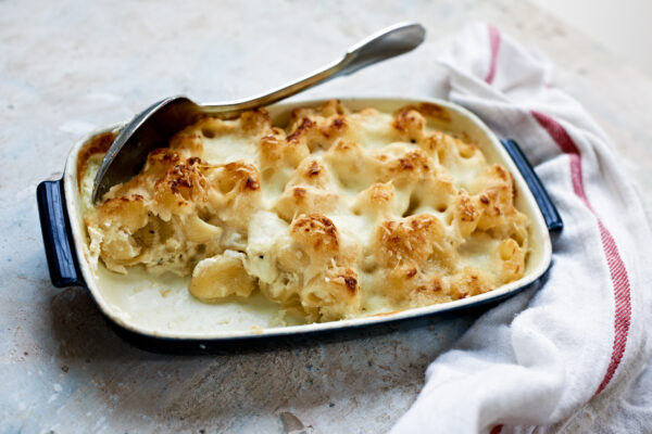 Pastagratäng med 3 sorters ost