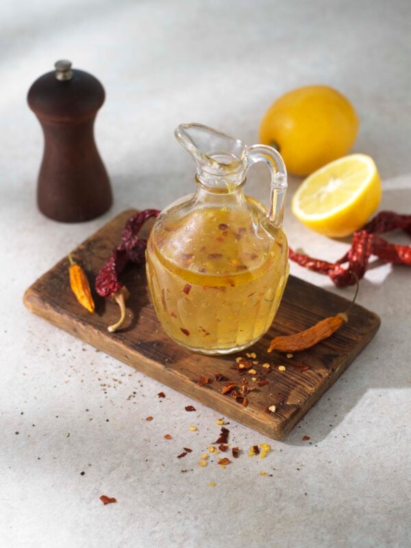 Chili- och citronvinägrett