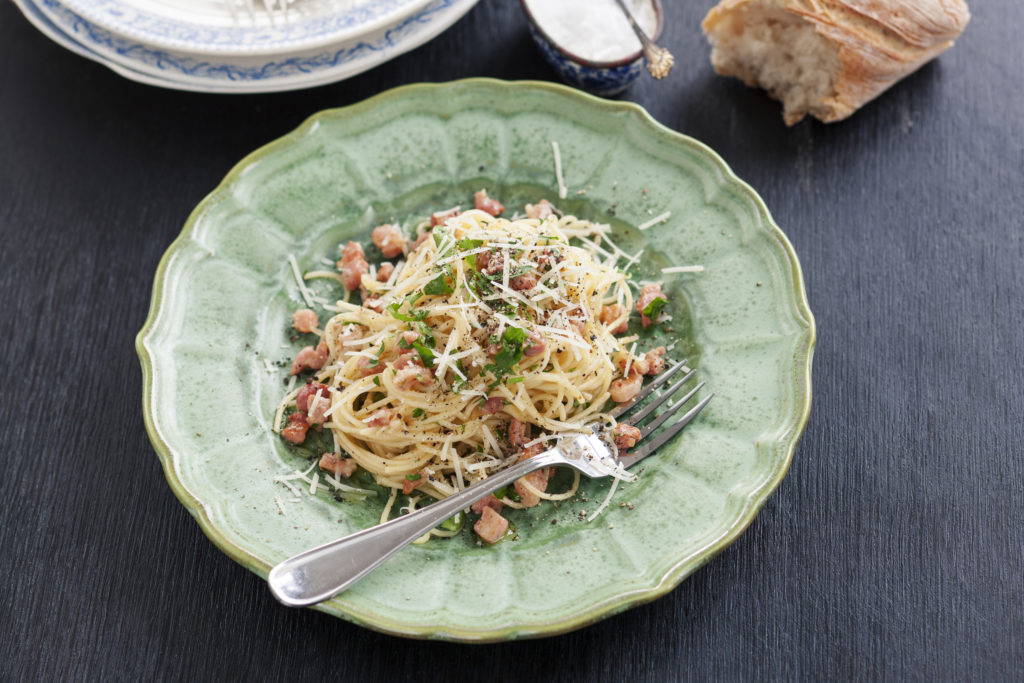 Recept från Zeta: Spaghettini Carbonara