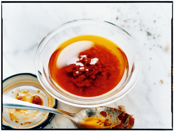 Vinägrett med soltorkade tomater