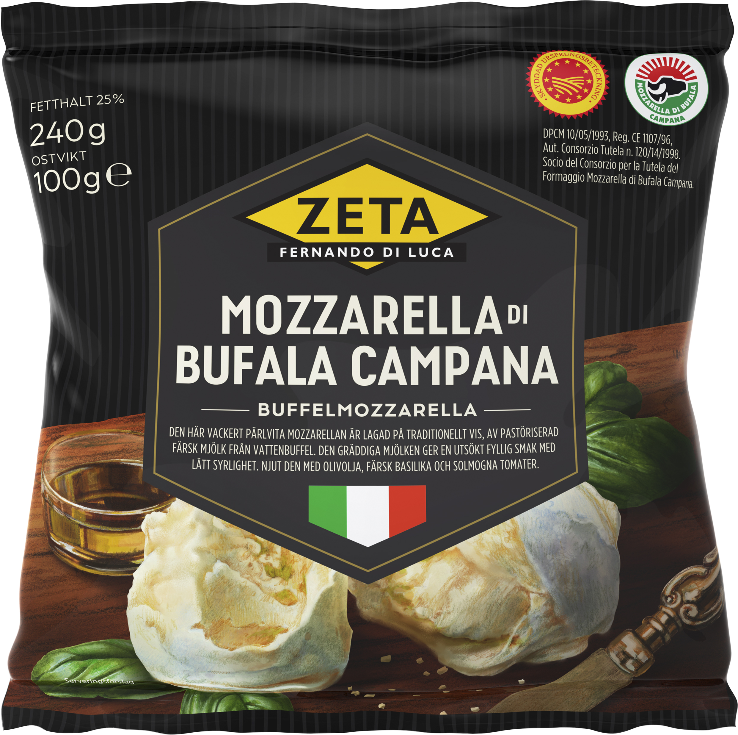 Mozzarella Di Bufala Campana – Zeta