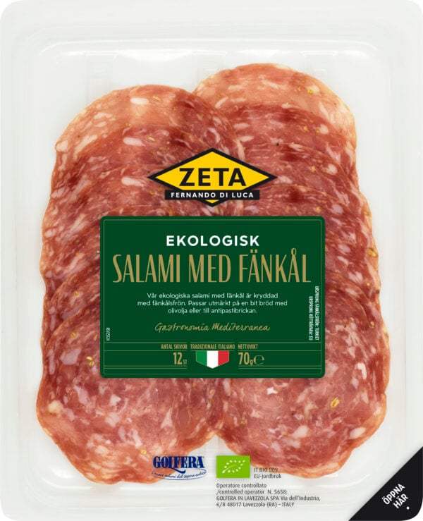 Salami med Fänkål Ekologisk