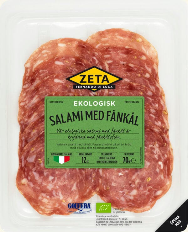 Salami med Fänkål Ekologisk