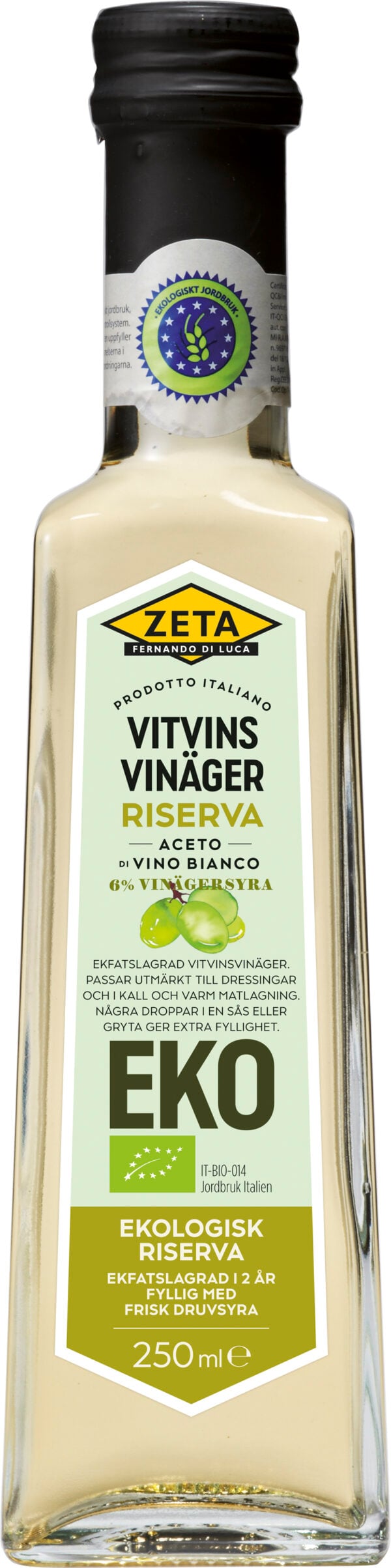 Zeta Vitvinsvinäger Ekologisk