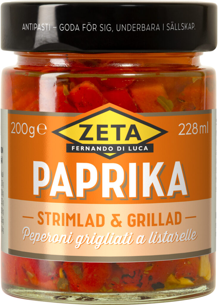 Paprika grillad strimlad Zeta