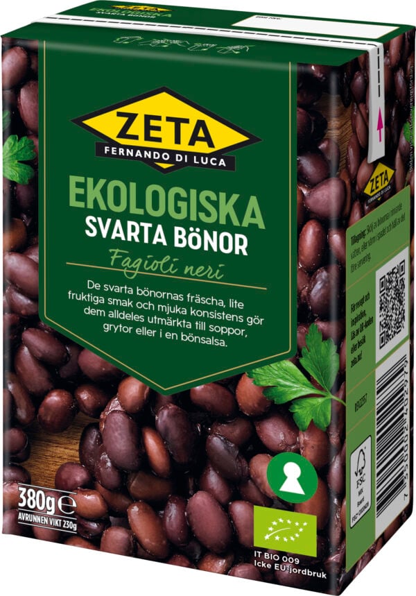 Zeta Svarta bönor Ekologiska