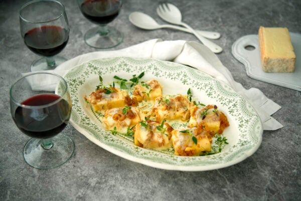 Grillad polenta med taleggio