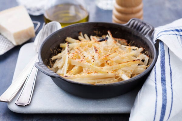 Parmesangratinerade svartrötter