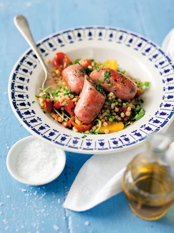 Matvetesallad med salsiccia