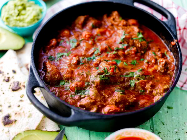 Chiligryta med chorizo