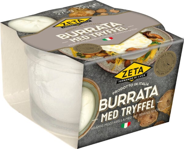 Burrata med tryffel