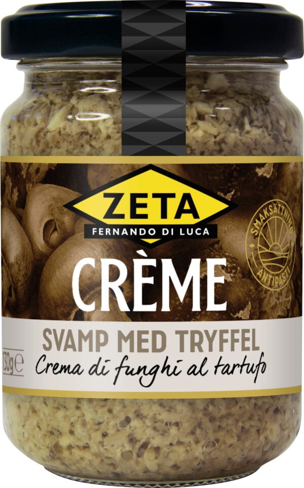 Crème av svamp med tryffel