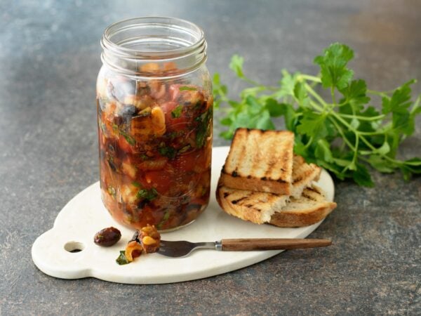 Caponata med aubergine
