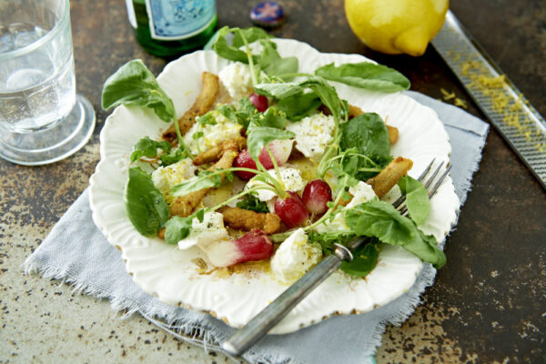 Friterade sardeller med mozzarella