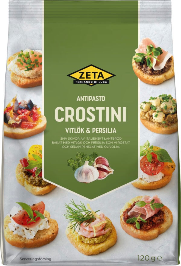 Crostini med vitlök & persilja
