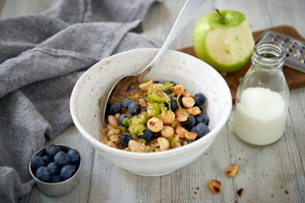 Havregrynsgröt med cannellinibönor