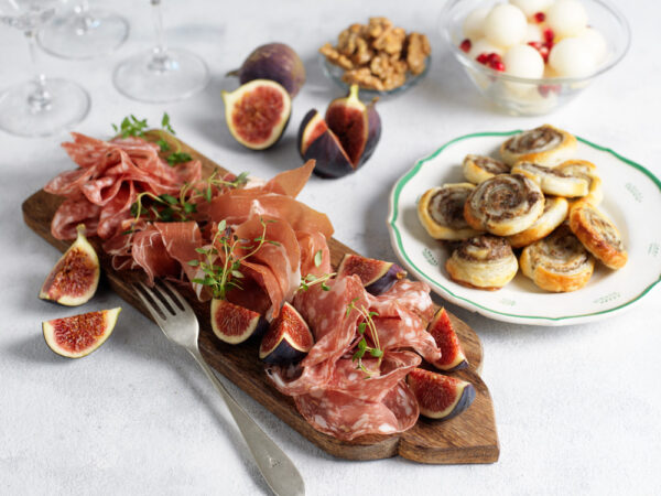 Tryffelsnurror med chark och frukt