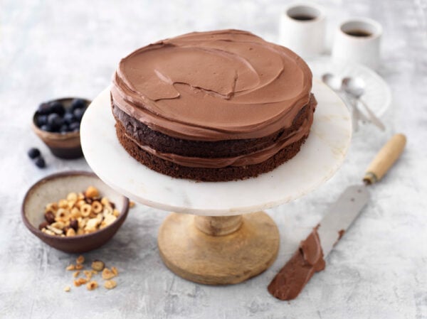 Italiensk chokladtårta med svarta bönor