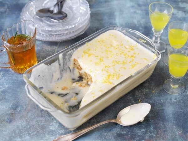 Semifreddo med citronsmak