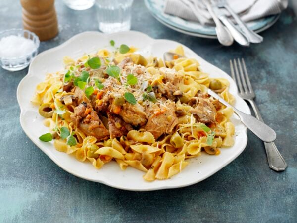 Pasta med kyckling – Jägarens kyckling