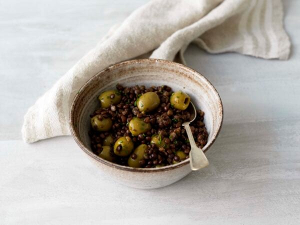 Linser smaksatta med citronoliver