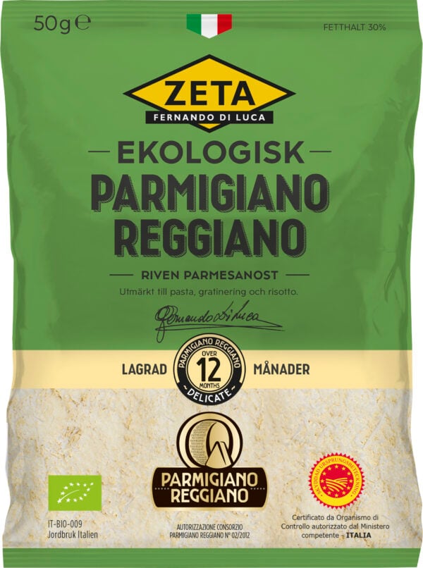 Parmigiano Reggiano Riven Ekologisk