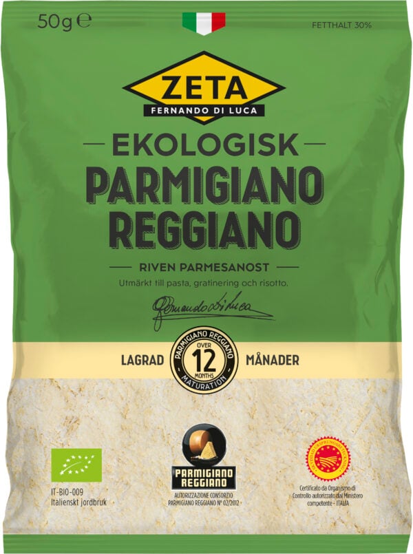 Parmigiano Reggiano Riven Ekologisk