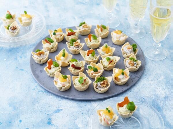 Krustader med tre fyllningar