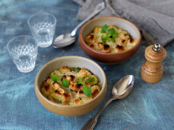 Gratinerad grönsakssoppa