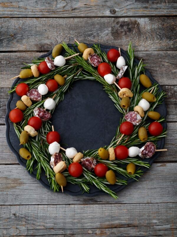 Julkrans med italienska smaker