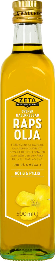 Kallpressad rapsolja nötig – Zeta