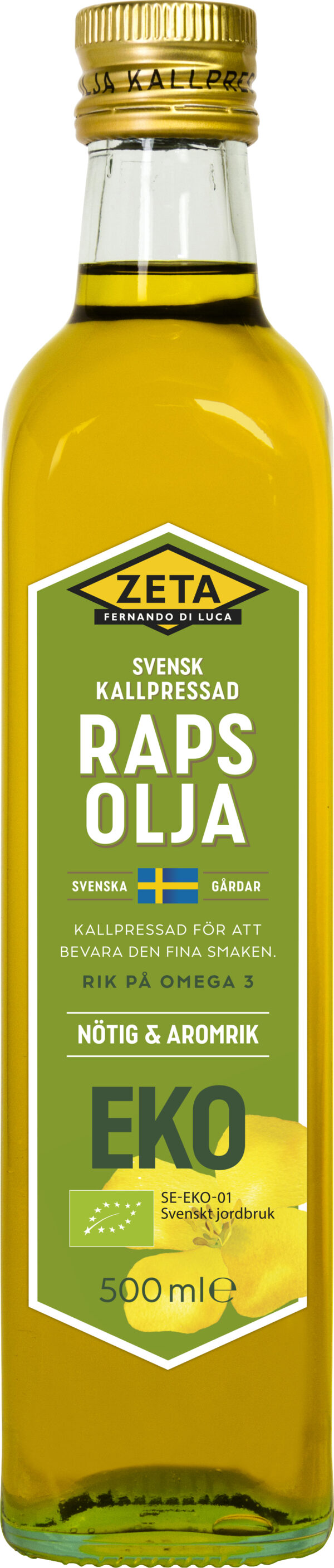 Kallpressad rapsolja Ekologisk