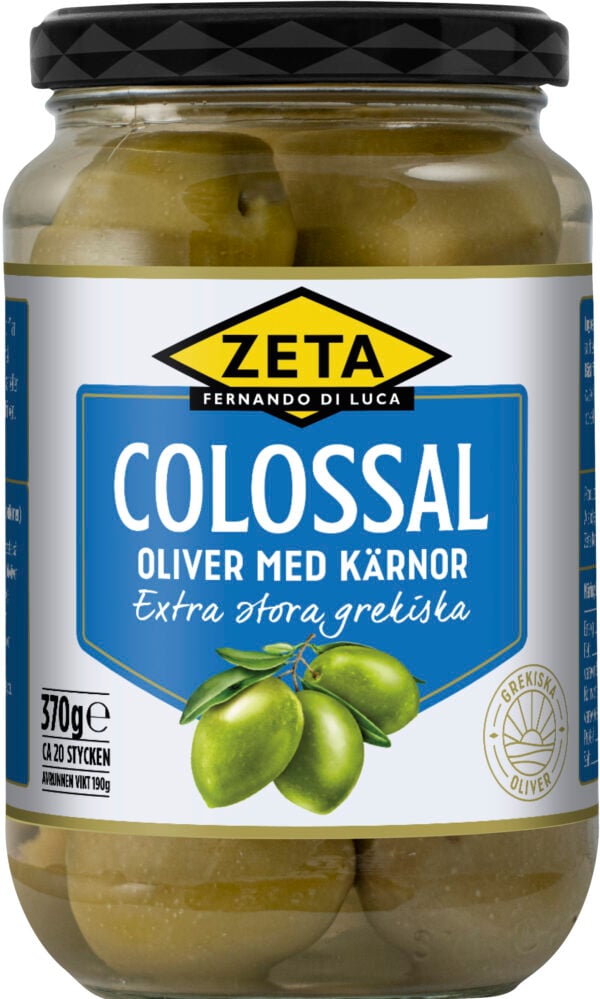 Colossaloliver med kärnor