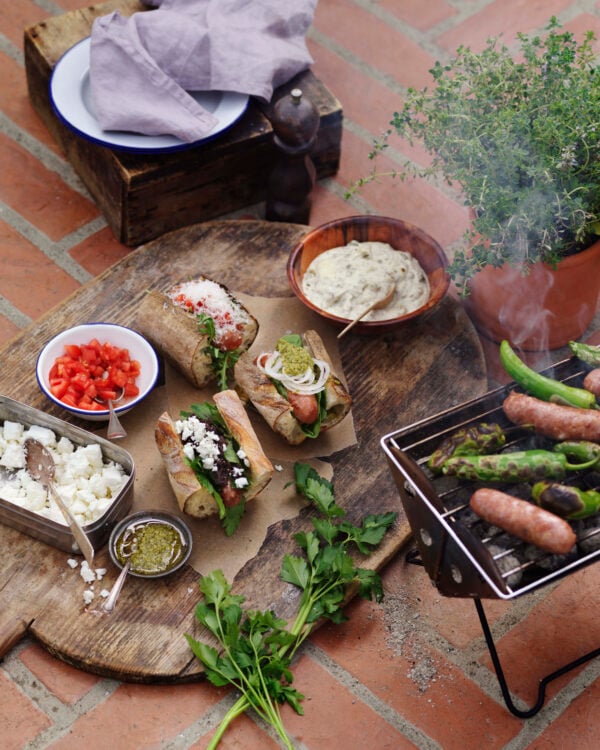 3 x grillad salsiccia