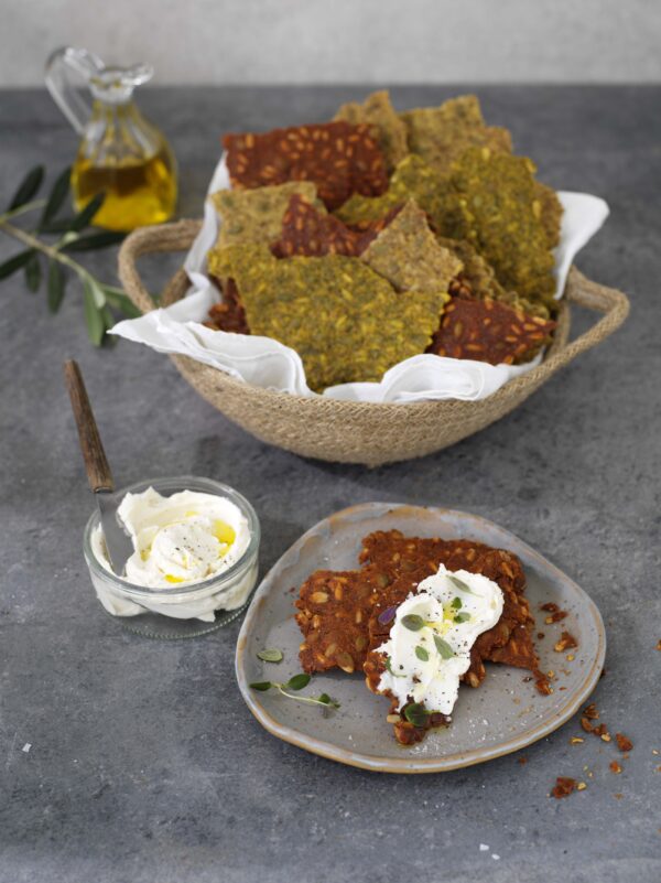 Fröknäcke med tre olika smaker