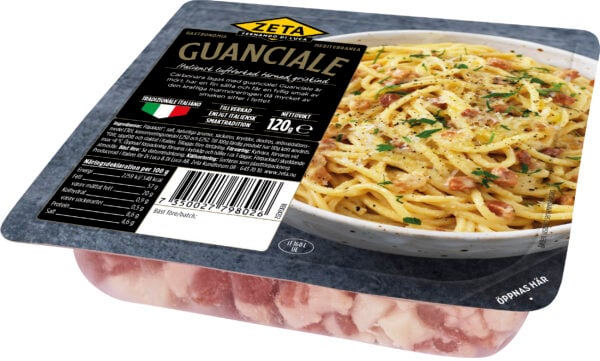 Guanciale tärnad