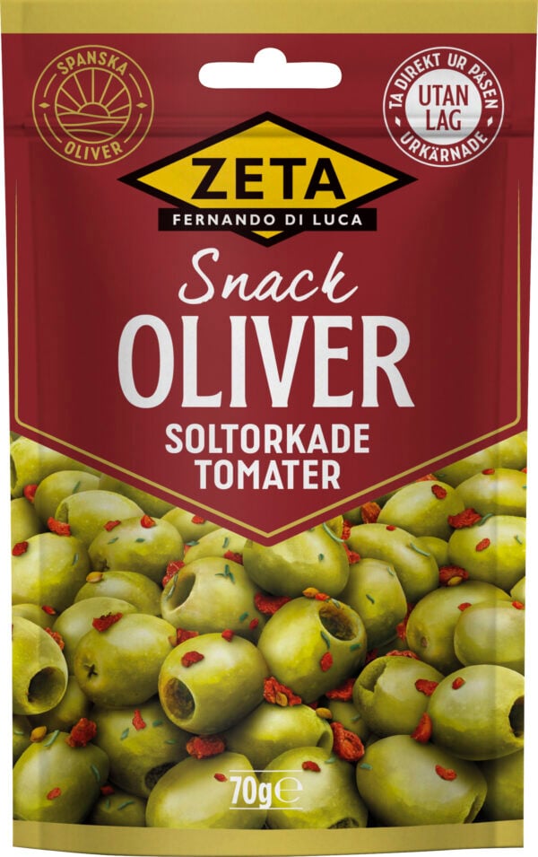 Snackoliver Soltorkade Tomater