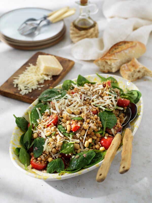 Lins- och bönsallad