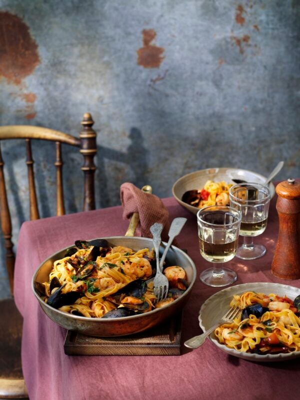 Pasta Tagliatelle frutti di mare