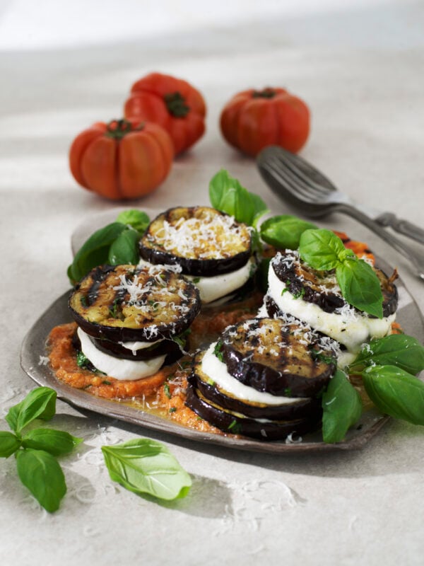 Melanzane alla Parmigiana sulla brace