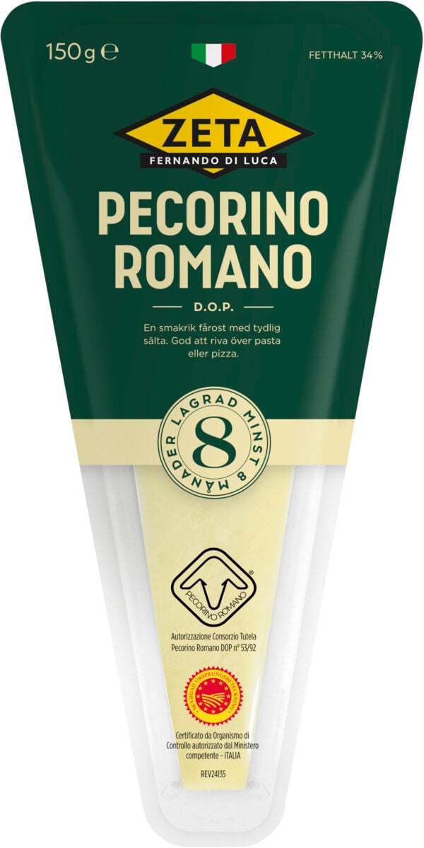Zeta Pecorino Romano 8 mån