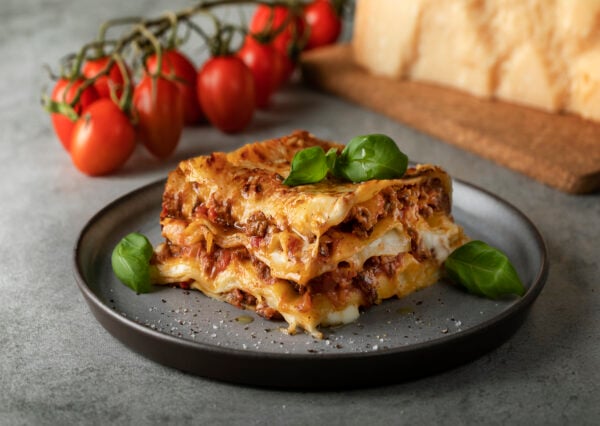 Lasagne med mild bechamelsås